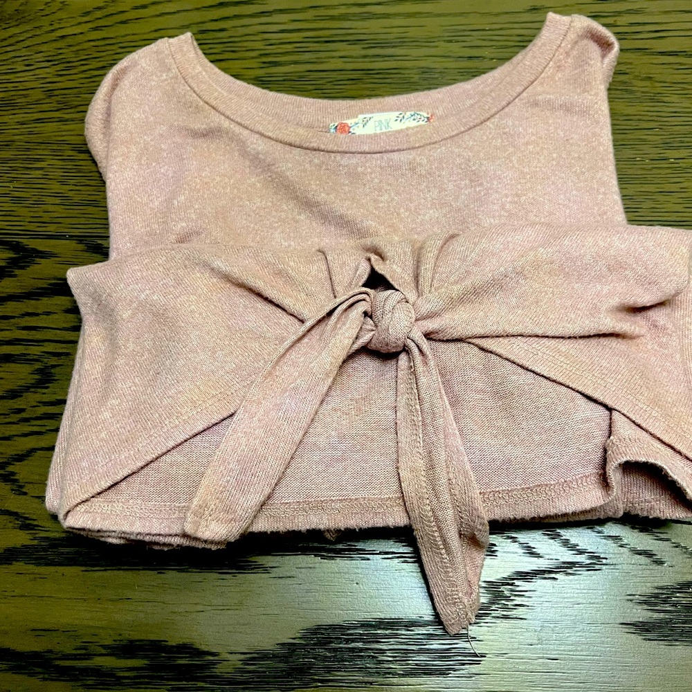 Pink rose sweater